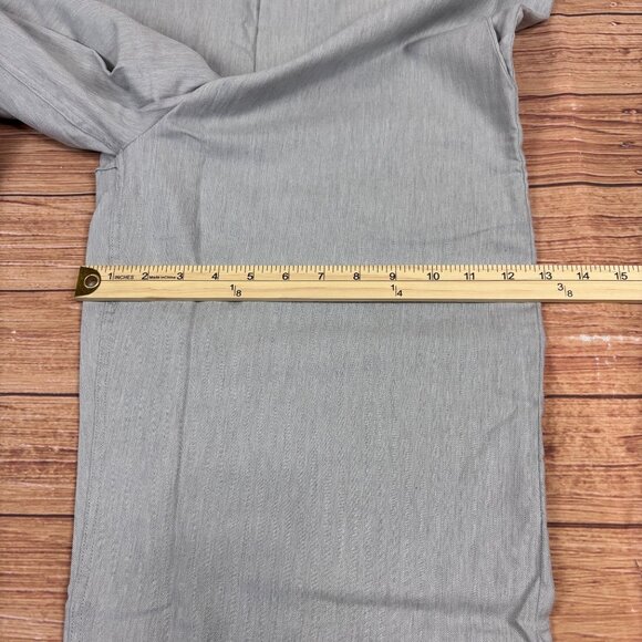 Mens Bonsoir London 100% Cotton Gray Pajama Set With White Piping - Picture 11 of 16